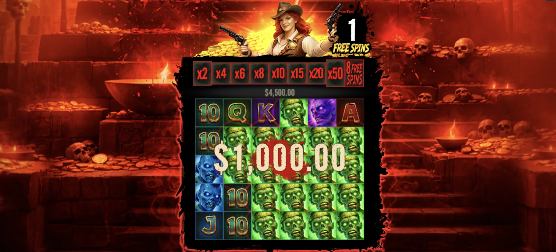 Giga Zombies mobile gameplay on smartphone — portrait and landscape views